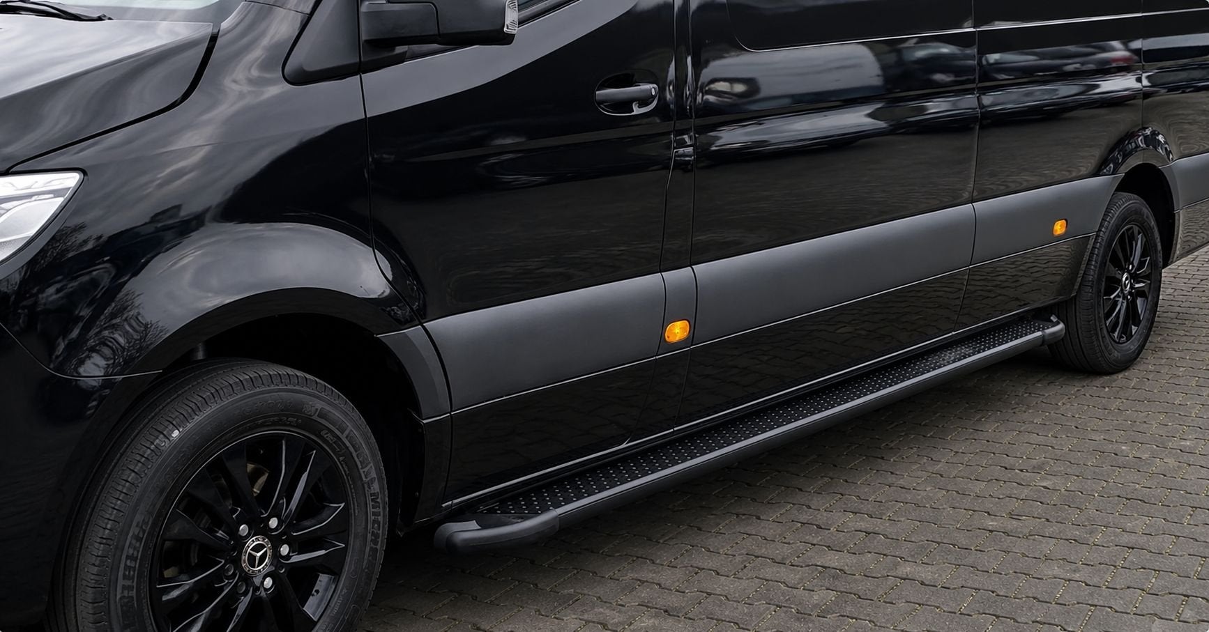 Mercedes Sprinter W907 Treeplanken Sidesteps Mat zwart, Gebruikt, -, -, Ophalen of Verzenden