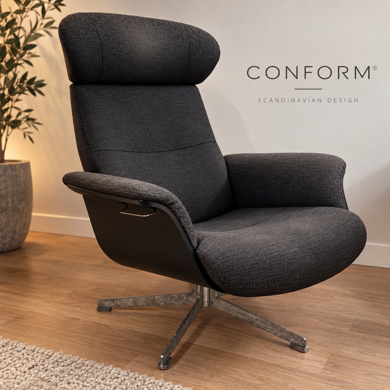 Conform TIME OUT design fauteuil – opknapper, Huis en Inrichting, Ophalen, Zo goed als nieuw, Eames, conform, vitra, Stof