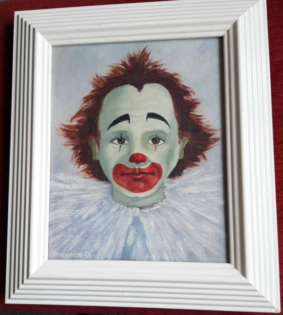 Schilderij  (Clown), Ophalen, Zo goed als nieuw, Schilderij