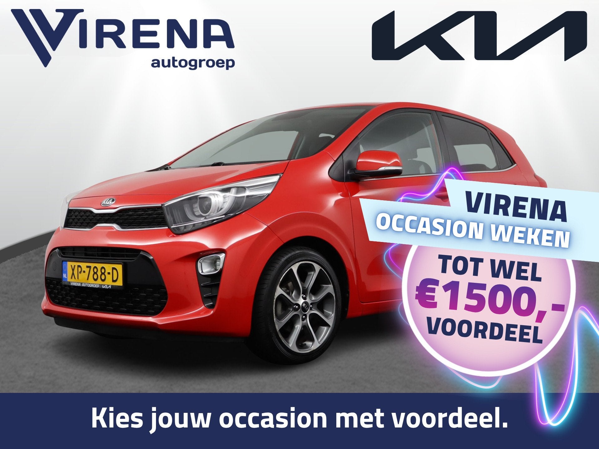 Kia Picanto 1.0 CVVT Design Edition Navigatie - Climate Cont
