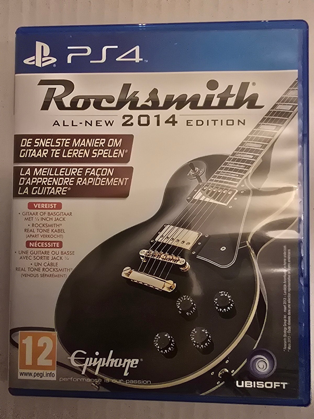 Rocksmith All-New 2014 Edition PS4 - Leer gitaar spelen, Muziek, Verzenden, 1 speler, Zo goed als nieuw