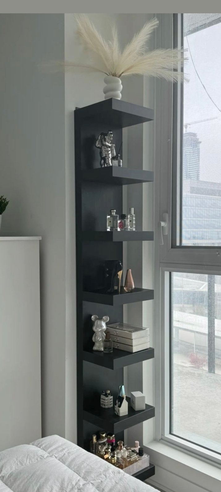IKEA LACK Wandplank / wandrek / Kastje - Zwart, Ophalen of Verzenden, Gebruikt