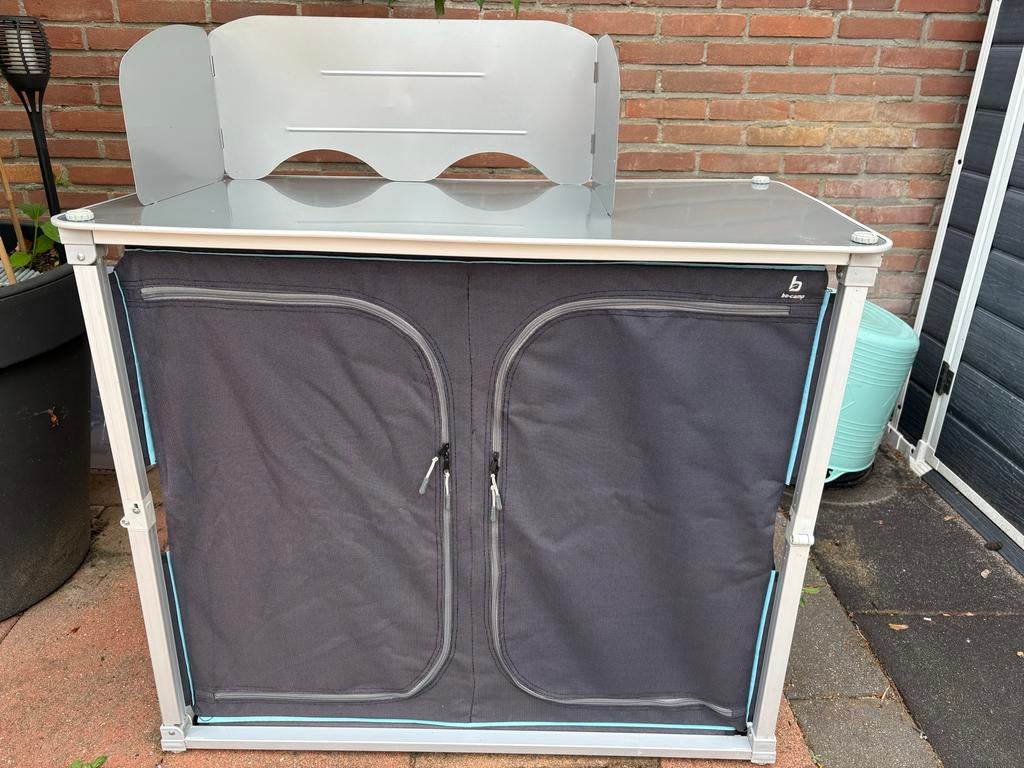 Bo-Camp campingkeuken met windscherm, Ophalen, Zo goed als nieuw