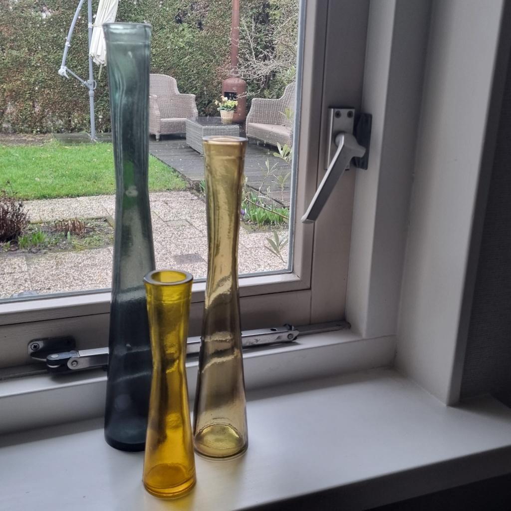 Vazen, Ophalen, Overige kleuren, Minder dan 50 cm, Glas