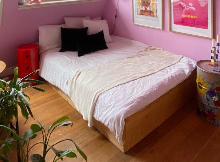 Houten bed op maat gemaakt, Huizen en Kamers, Amsterdam
