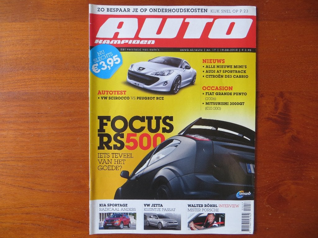 Autokampioen 17 2010 Ford Focus RS500, Volkswagen Scirocco, Boeken, Ophalen of Verzenden, Nieuw, Ford