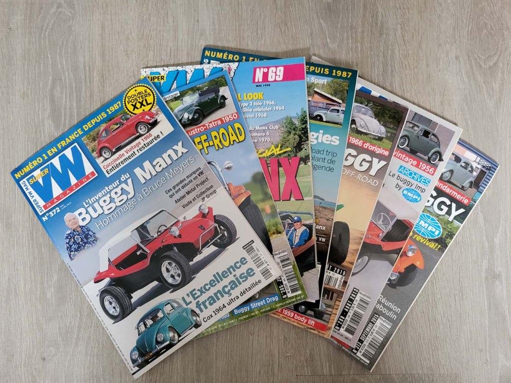 Pakket 16x tijdschriften : Buggy Meyers Manx - Manxter 2+2, Ophalen of Verzenden, Gelezen, Algemeen