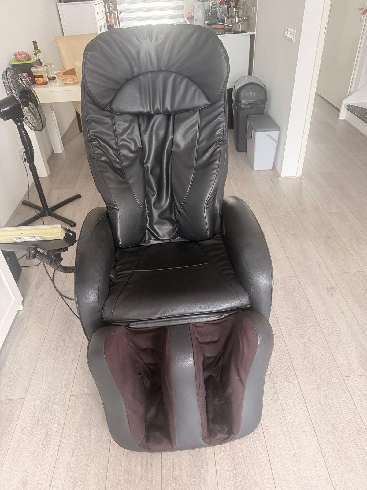 Sanyo Masterhand Professionele Massagestoel, Gebruikt, Zwart, Leer, Ophalen of Verzenden
