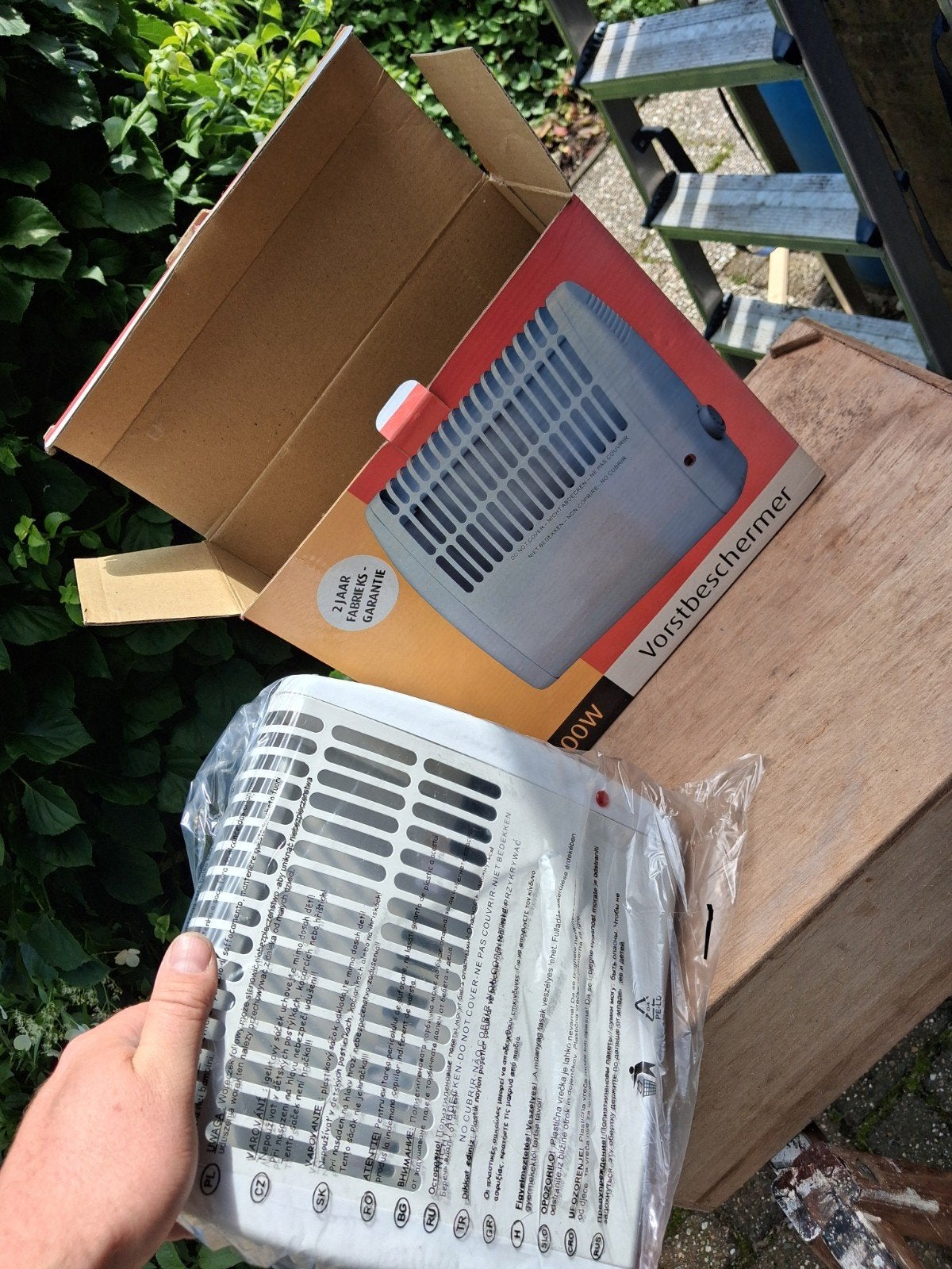 Vorstbeschermer 400W - Nieuw in doos, Minder dan 30 cm, Minder dan 60 cm, Ophalen of Verzenden, 200 tot 500 watt