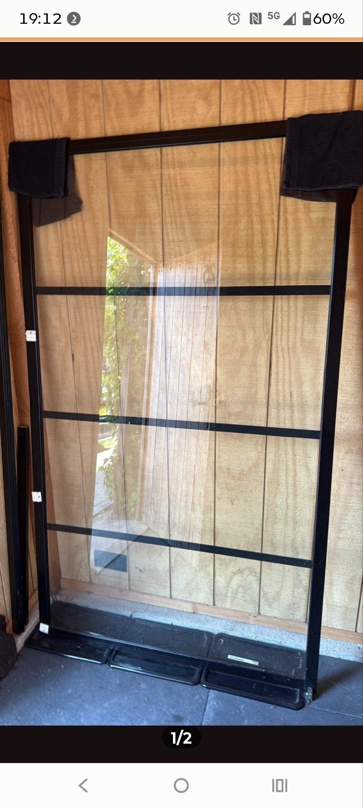 Douchewand  /douchescherm Nieuw (2 meter hoog x 1.20 breed), Overige typen, Nieuw, Glas, 200 tot 215 cm