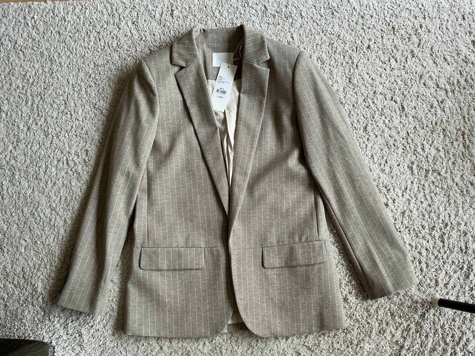 YAYA Dames Blazer - Nieuw met kaartje!- Maat M, Maat 38/40 (M), Beige, Nieuw, Ophalen of Verzenden