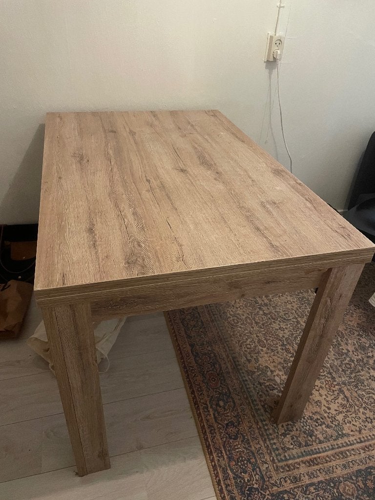 uitschuifbare tafel, Ophalen, Gebruikt, 100 tot 150 cm, 50 tot 100 cm