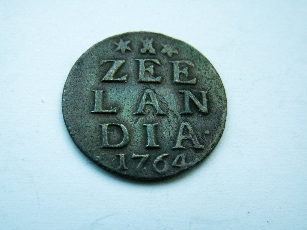 ZEELAND.  Duit - 1764, Postzegels en Munten, Munten | Nederland, Verzenden, Vóór koninkrijk, Overige waardes, Losse munt