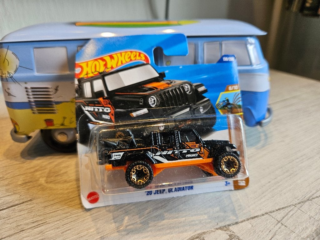 Hot Wheels Jeep Gladiator 2020 Nitto Black 1:64, Ophalen of Verzenden, Nieuw, Auto