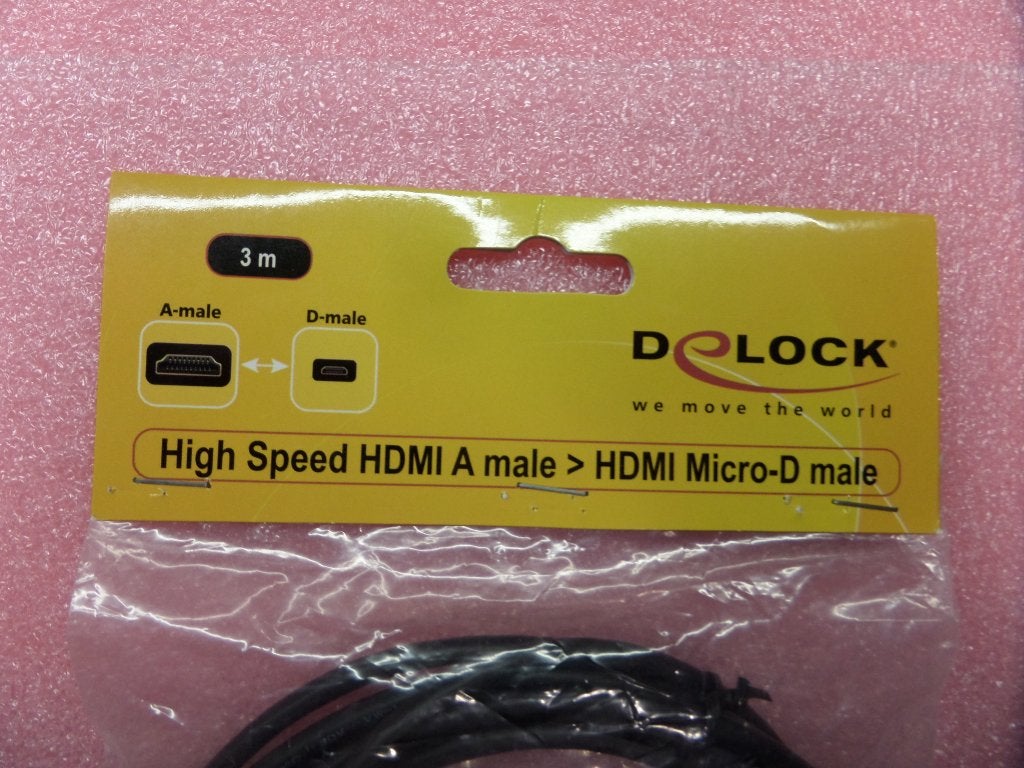 micro hdmi - hdmi kabel, Audio, Tv en Foto, Audiokabels en Televisiekabels, Ophalen, Nieuw, 2 tot 5 meter, HDMI-kabel