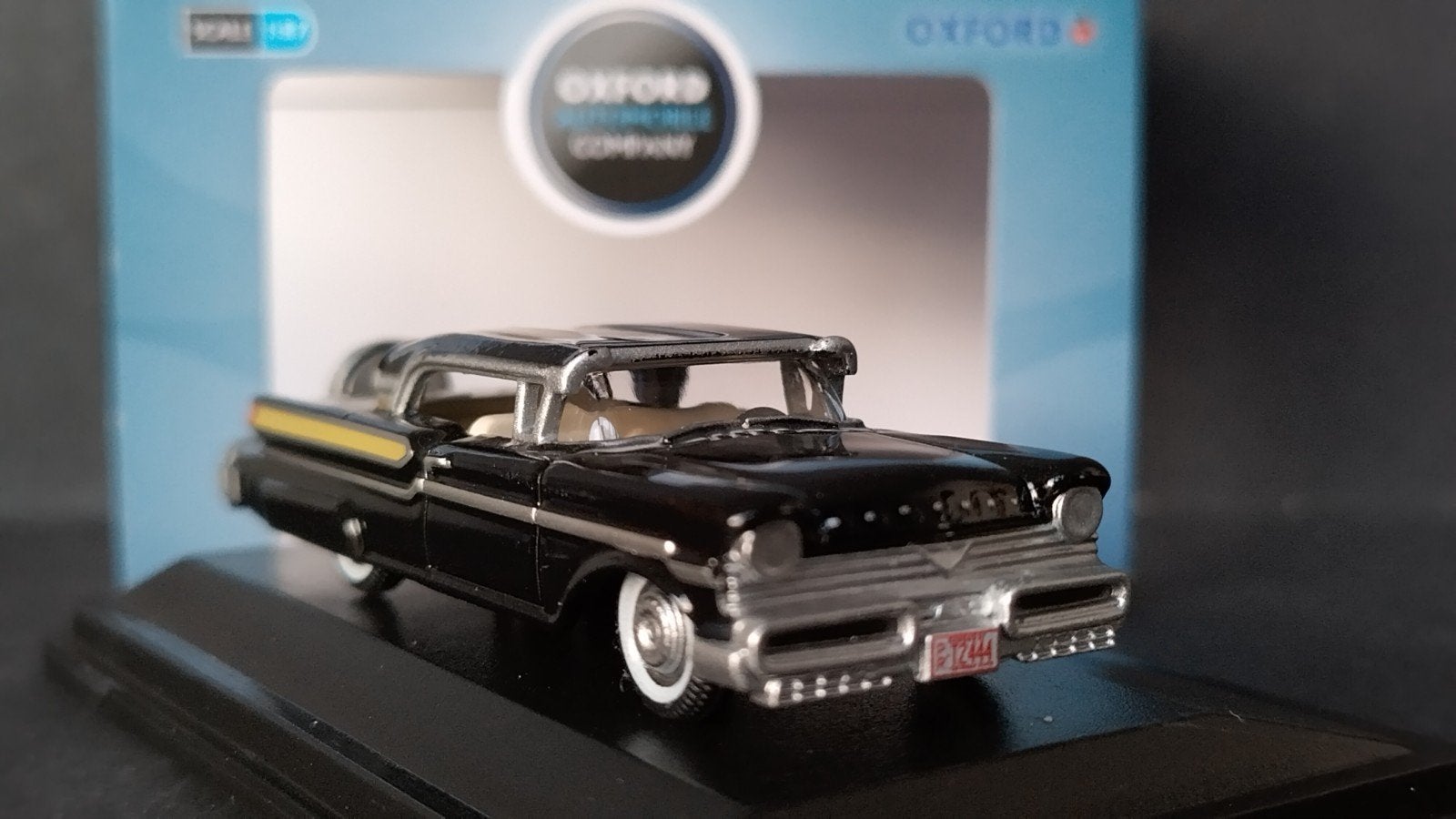 Mercury Montclair 1957 tuxedo Black 1:87 Oxford Diecast Pol, Overige merken, Auto, Verzenden, Nieuw