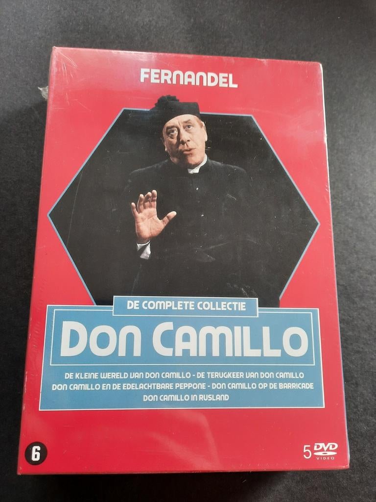5 dvd box  Fernandel = Don Camillo ( nieuw , sealed  ), 1960 tot 1980, Ophalen of Verzenden, Komedie, Vanaf 6 jaar