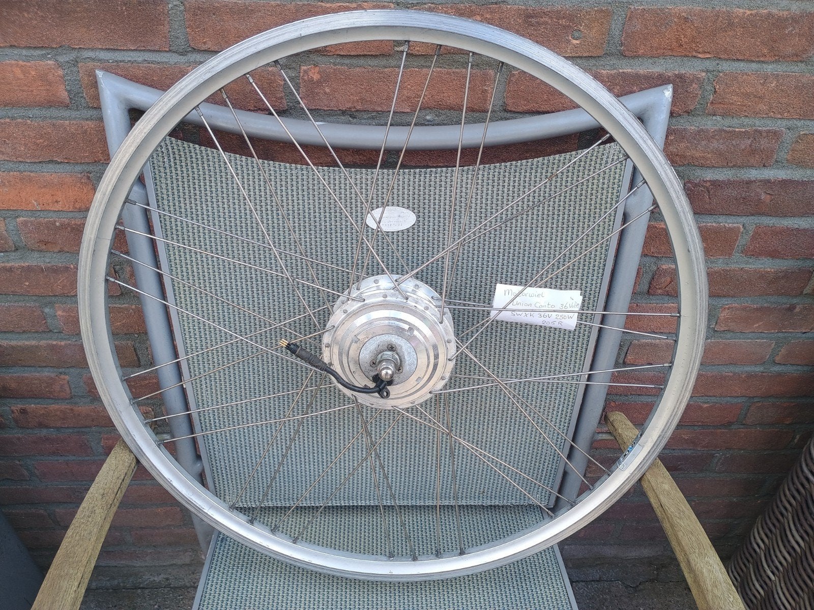 Union elektrisch motor voorwiel 36V, Ophalen, Motor