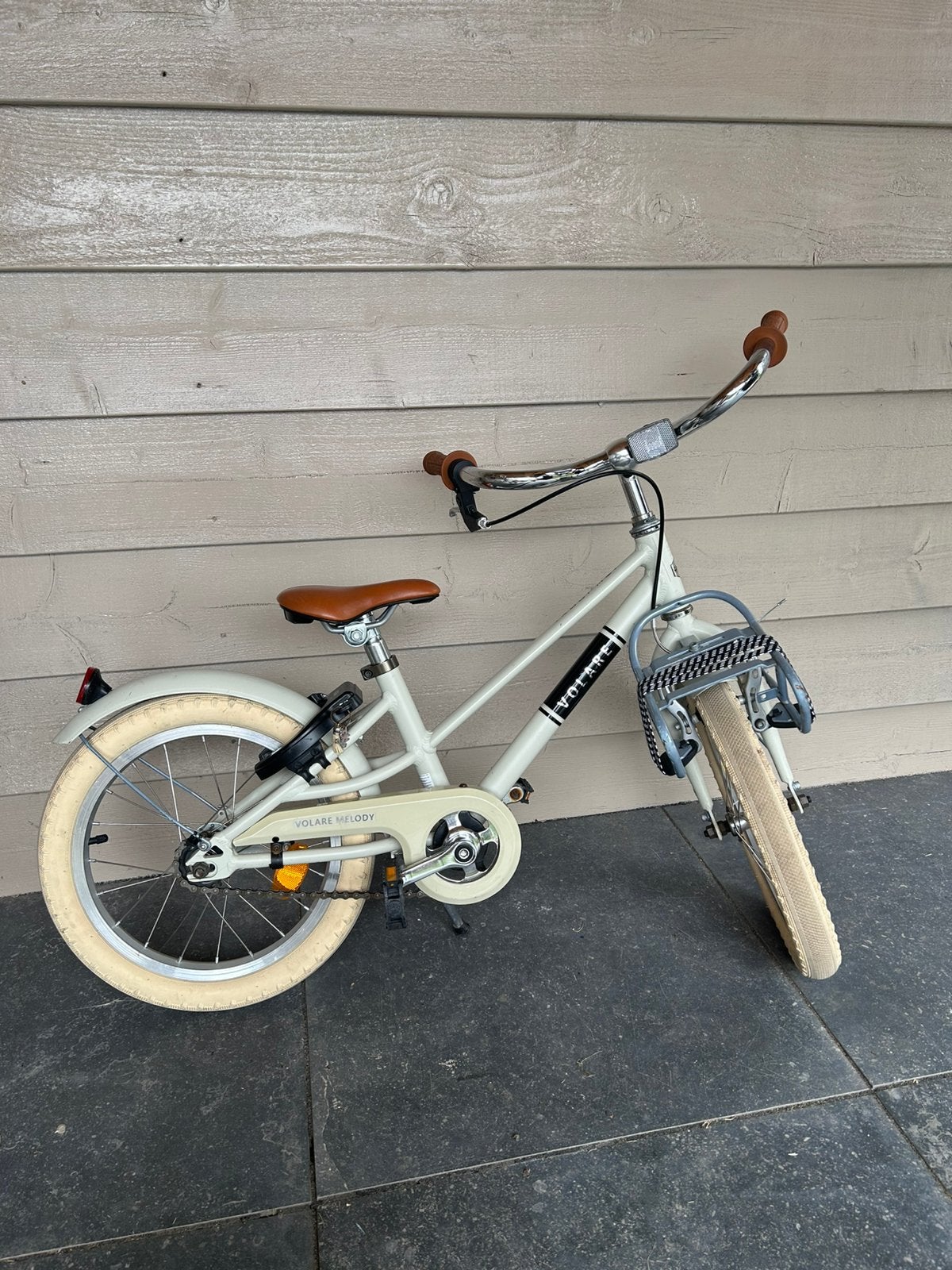 Volare kinderfiets 16 inch - creme, Ophalen, Gebruikt, 16 tot 20 inch