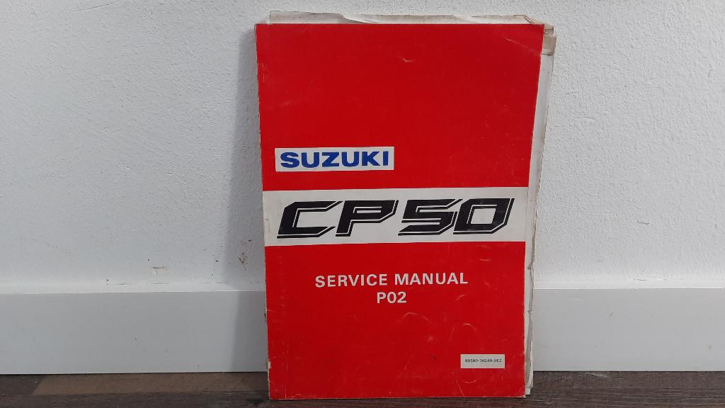 Suzuki CP50 Scooter 1985 Service Manual Engels, Ophalen of Verzenden, Gebruikt