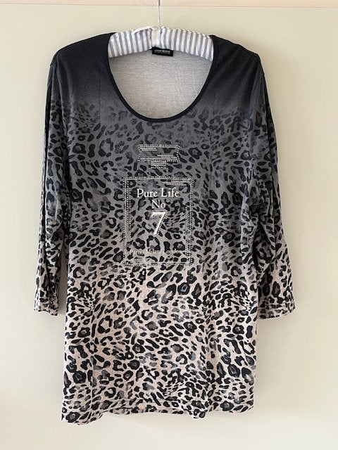 ZGAN grijs shirt lange mouwen Gerry Weber maat 46, Maat 46/48 (XL) of groter, Ophalen of Verzenden, Zo goed als nieuw, Lange mouw
