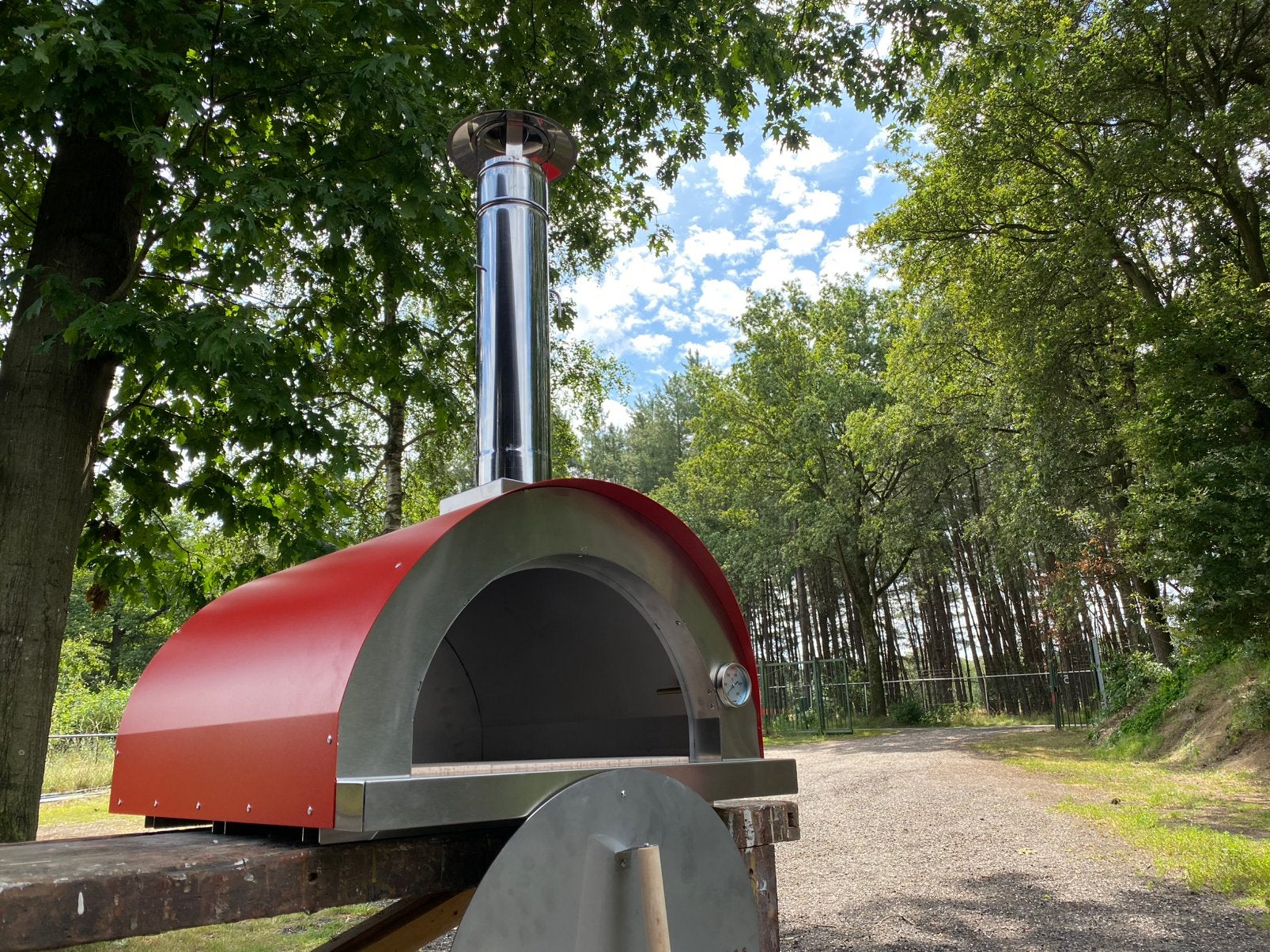 BEEK CLASSICO 70 hoitgestookte pizzaoven, 2 tegelijk,TOP!!, Tuin en Terras, Pizzaovens, Ophalen of Verzenden, Nieuw