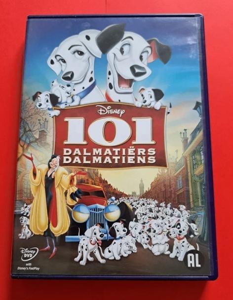 101 dalmatiers dvd, Alle leeftijden, Ophalen of Verzenden, Zo goed als nieuw, Dieren