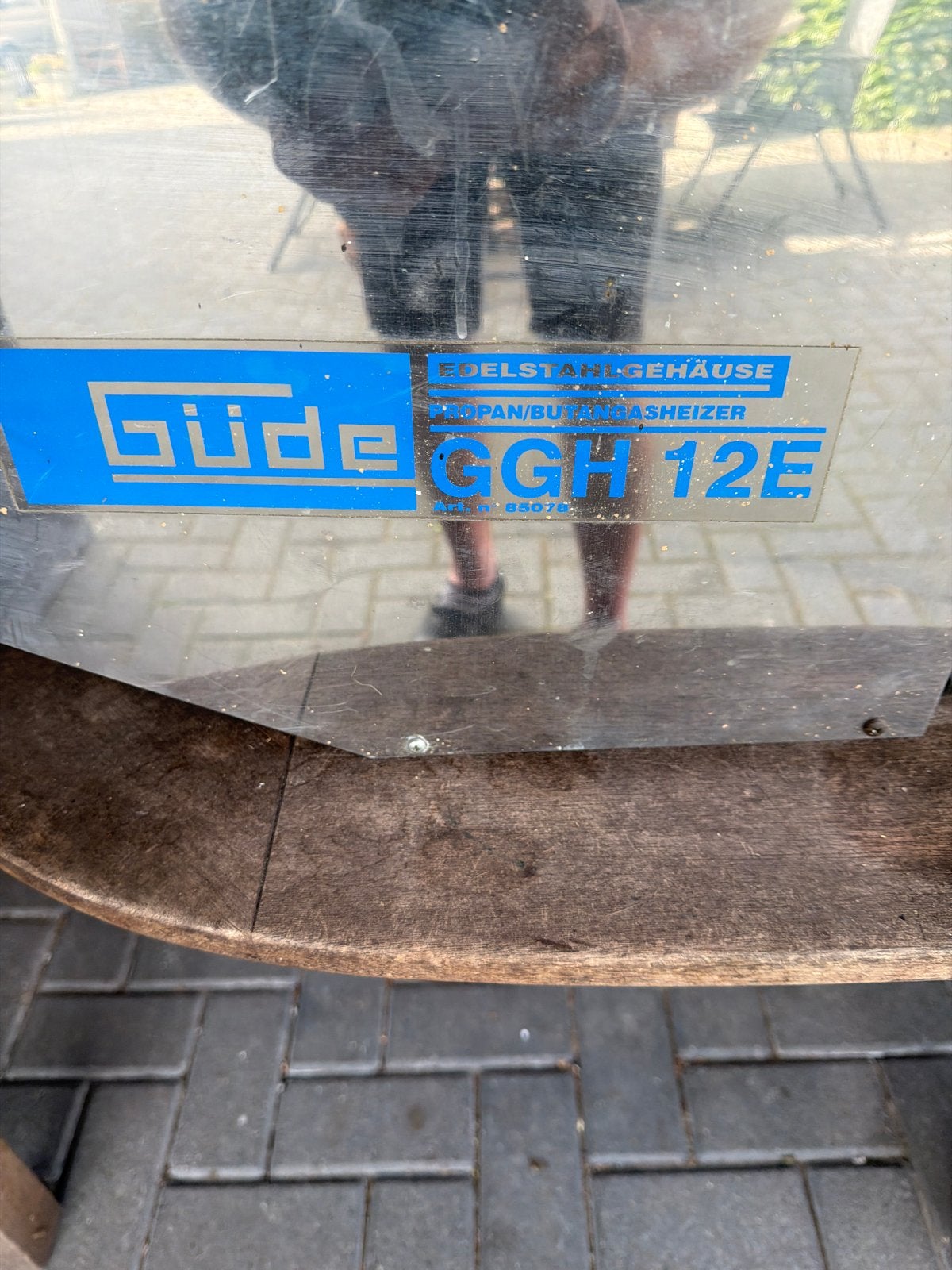 Güde GCH 12E Gasheater - Gebruikt, Doe-het-zelf en Verbouw, Verwarming en Radiatoren, Ophalen, 30 tot 80 cm, Gebruikt, Kachel