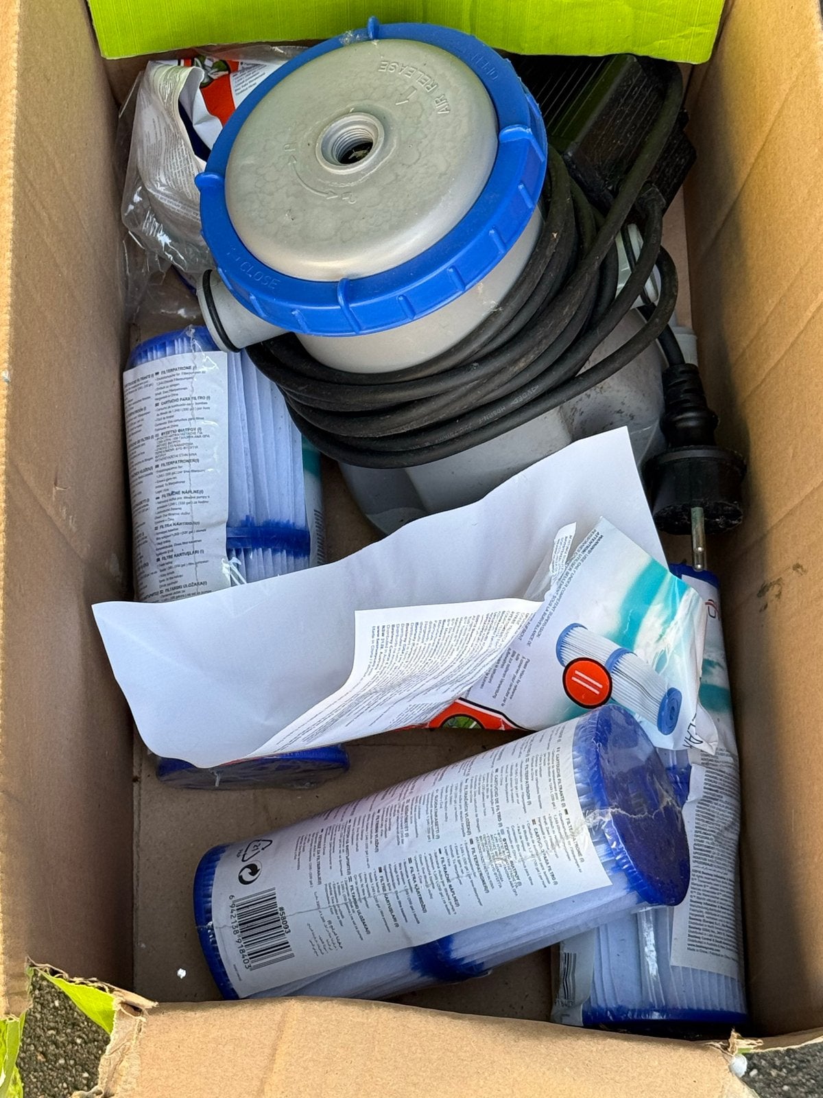 Bestway Flowclear filterpomp zwembad met filters, Ophalen of Verzenden, Zo goed als nieuw, Zwembadpomp