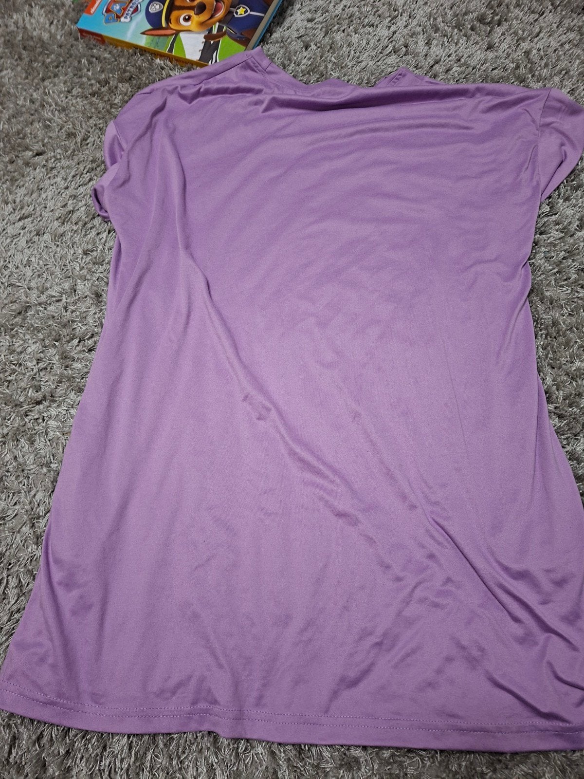 Paars longshirt, maat m, Verzenden, Paars, Zo goed als nieuw, Korte mouw