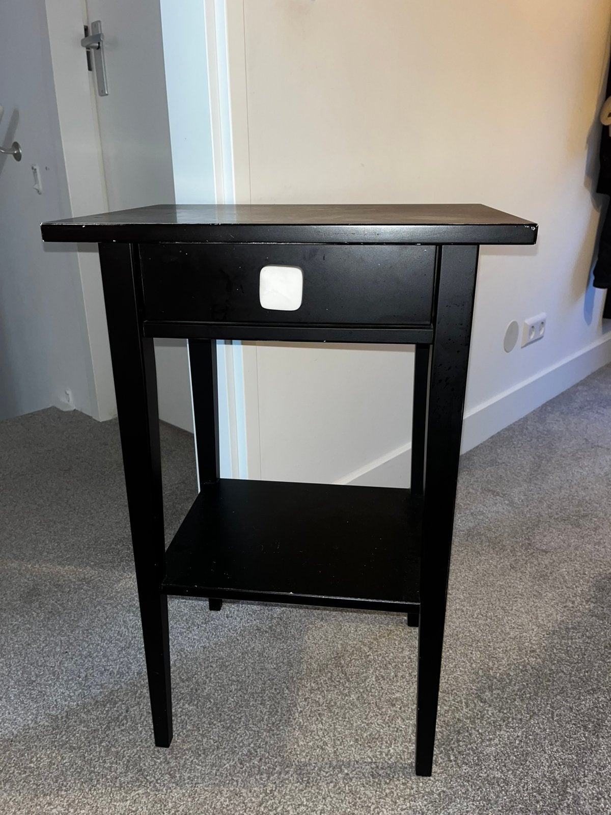 Ikea Hemnes nachtkastje 2x, Ophalen, Zo goed als nieuw, Minder dan 45 cm