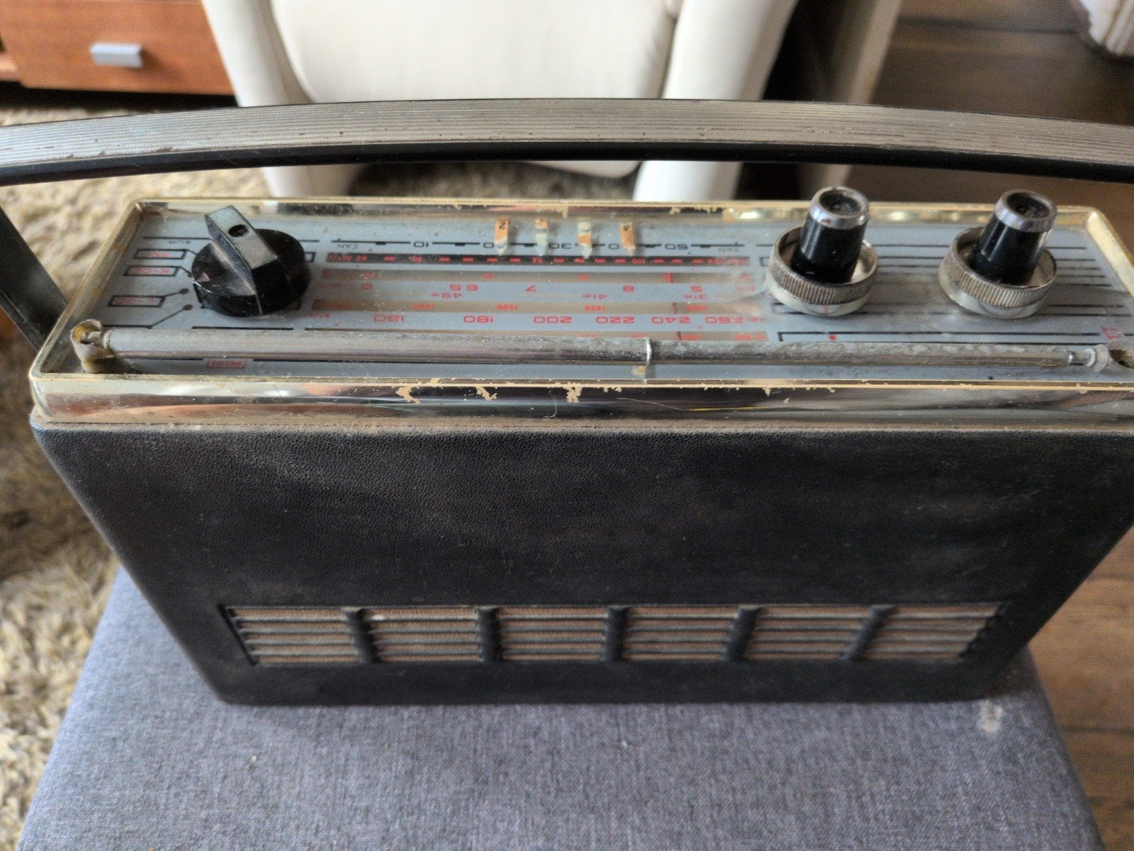 Vintage Philips Automatic Transistorradio - Jaren '60, Audio, Tv en Foto, Ophalen of Verzenden, Gebruikt, Transistorradio