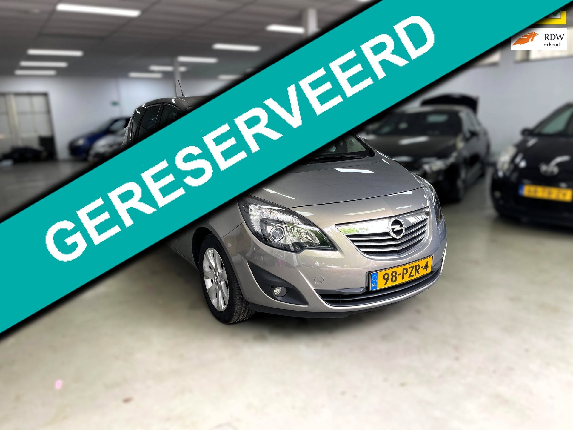 Opel Meriva 1.4 Turbo Cosmo, Auto's, Voorwielaandrijving, Euro 5, Gebruikt, 4 cilinders