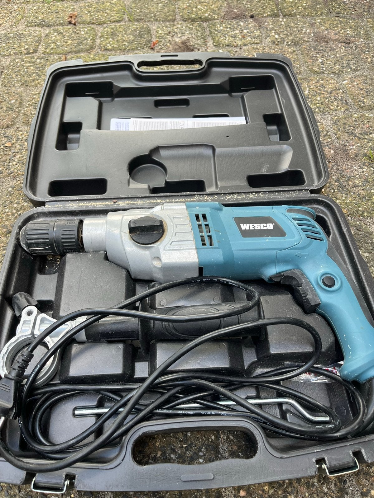 Wesco Boorhamer, Doe-het-zelf en Verbouw, Gereedschap | Boormachines, Ophalen, Gebruikt, Boor- en/of Breekhamer, Klopboormechanisme
