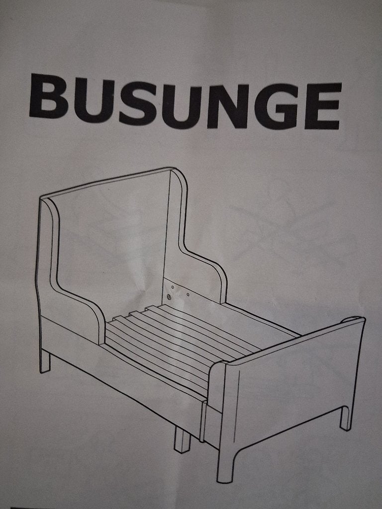 Ikea meegroei bed (Busunge) 80x200, Gebruikt, 70 tot 85 cm, 180 cm of meer, Ophalen