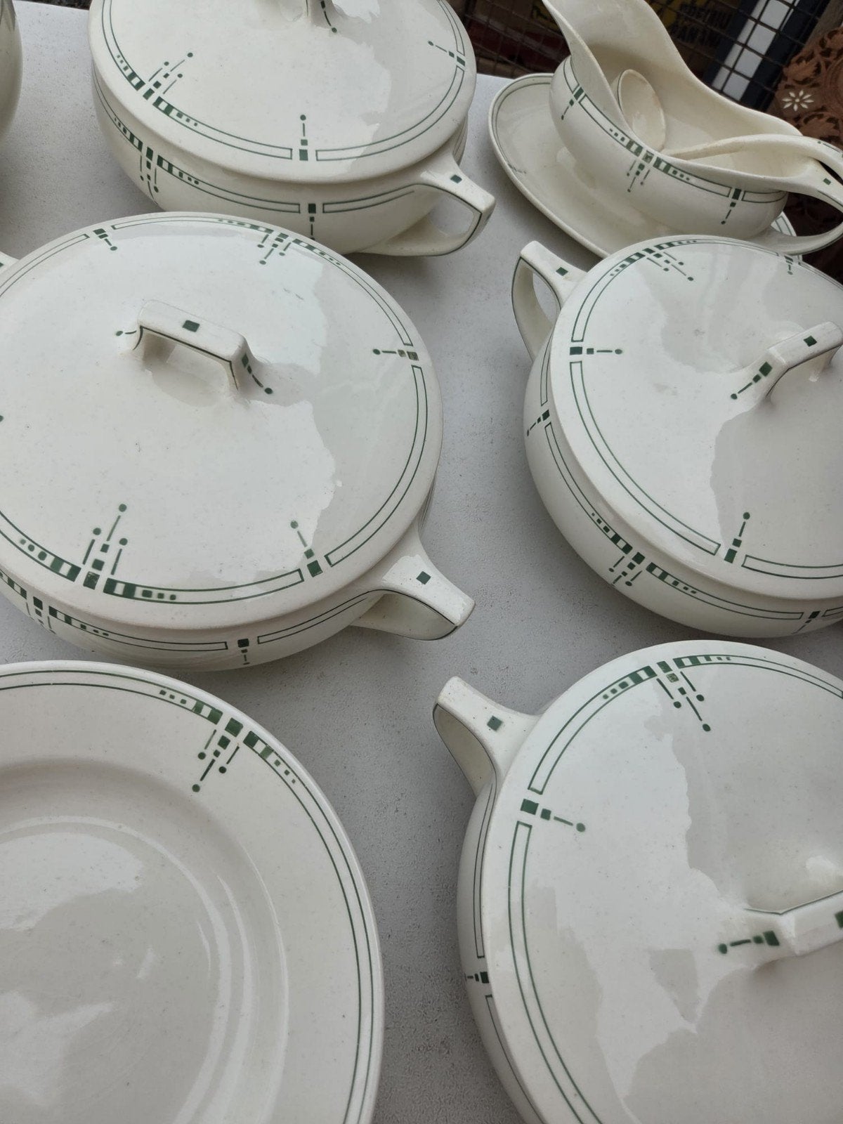 Maastrichts Aardewerk Servies - Vintage Set, Ophalen