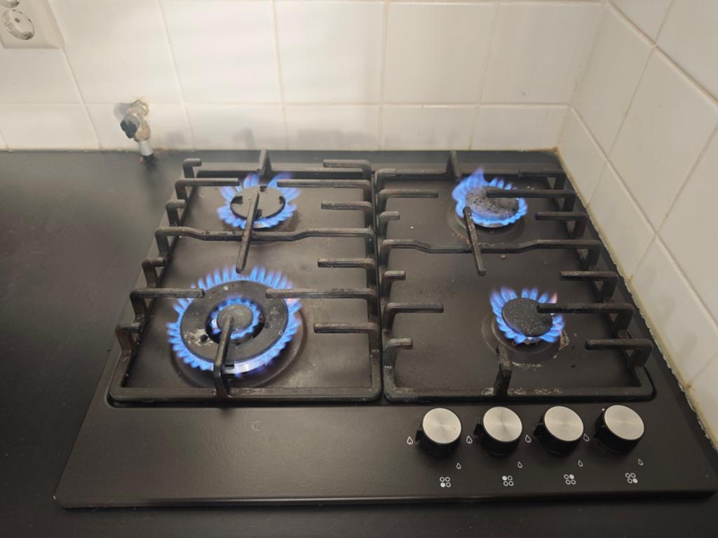 IKEA Smakoka Livslaga Inbouw 4-pits Gaskookplaat, Witgoed en Apparatuur, Kookplaten, Gebruikt, Inbouw, Gas, 4 kookzones
