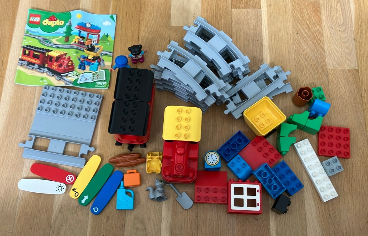 Duplo stoomtrein 10874, Ophalen of Verzenden, Zo goed als nieuw, Duplo