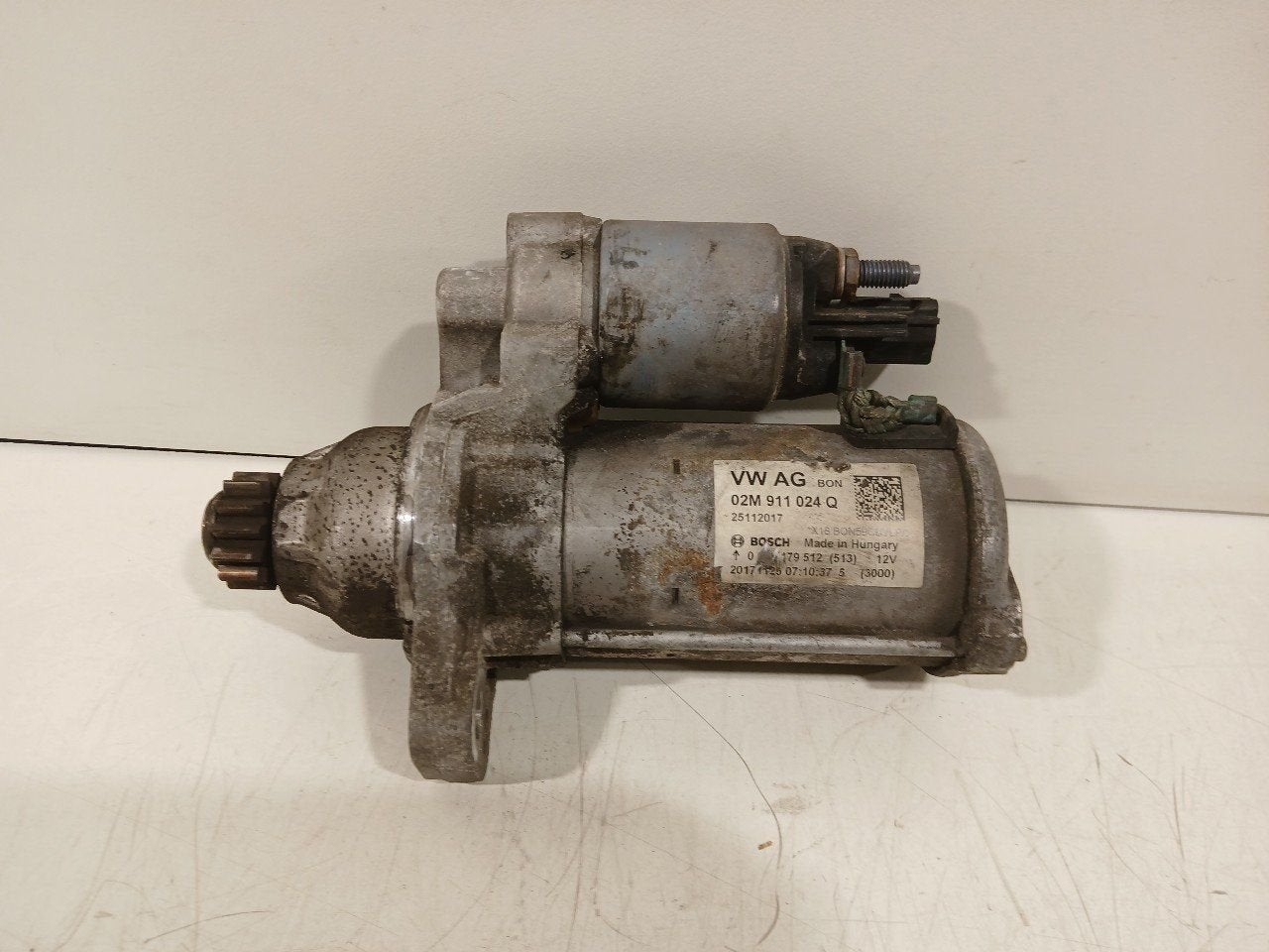 Startmotor Skoda Rapid, Van der Ven Autorecycling B.V., Gebruikt, Ettenseweg 76, 4706 PB Roosendaal, The Netherlands, Herkomst onderdeel bekend