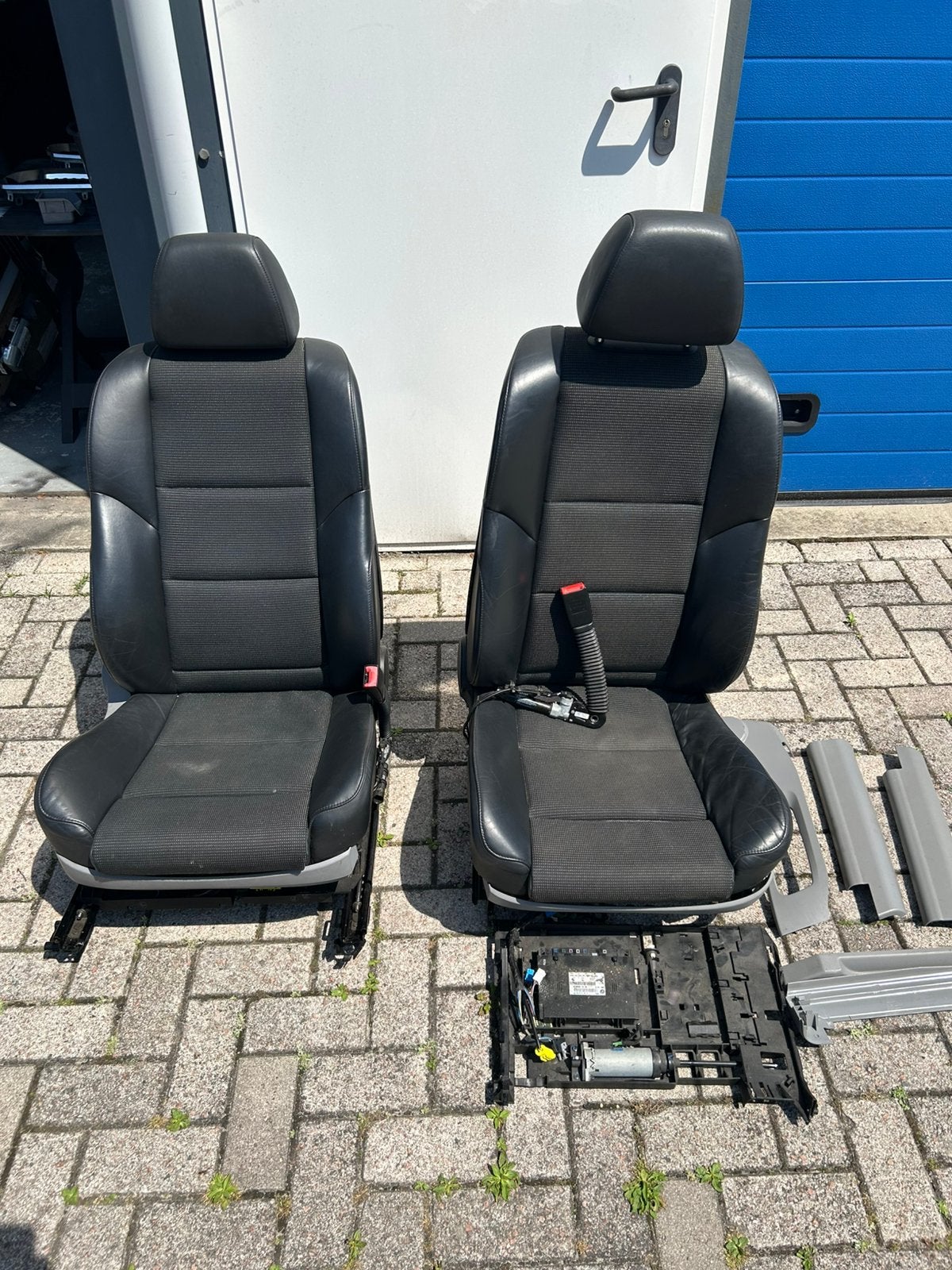 Bmw e60/61 half leder zwart interieur, Auto-onderdelen, Interieur en Bekleding, BMW, Ophalen of Verzenden