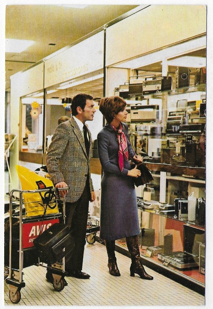 Amsterdam Airport Shopping Schiphol Ansichtkaart ( B4380, Ophalen of Verzenden, Voor 1920, Noord-Brabant
