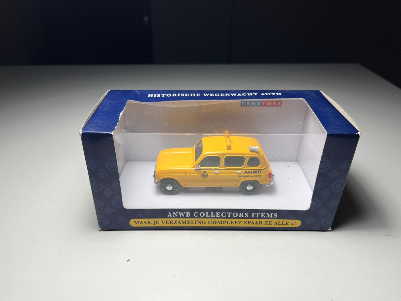 Tema Toys - Renault 4 ANWB - Schaal 1:43, Verzenden, Nieuw, Auto, Overige merken