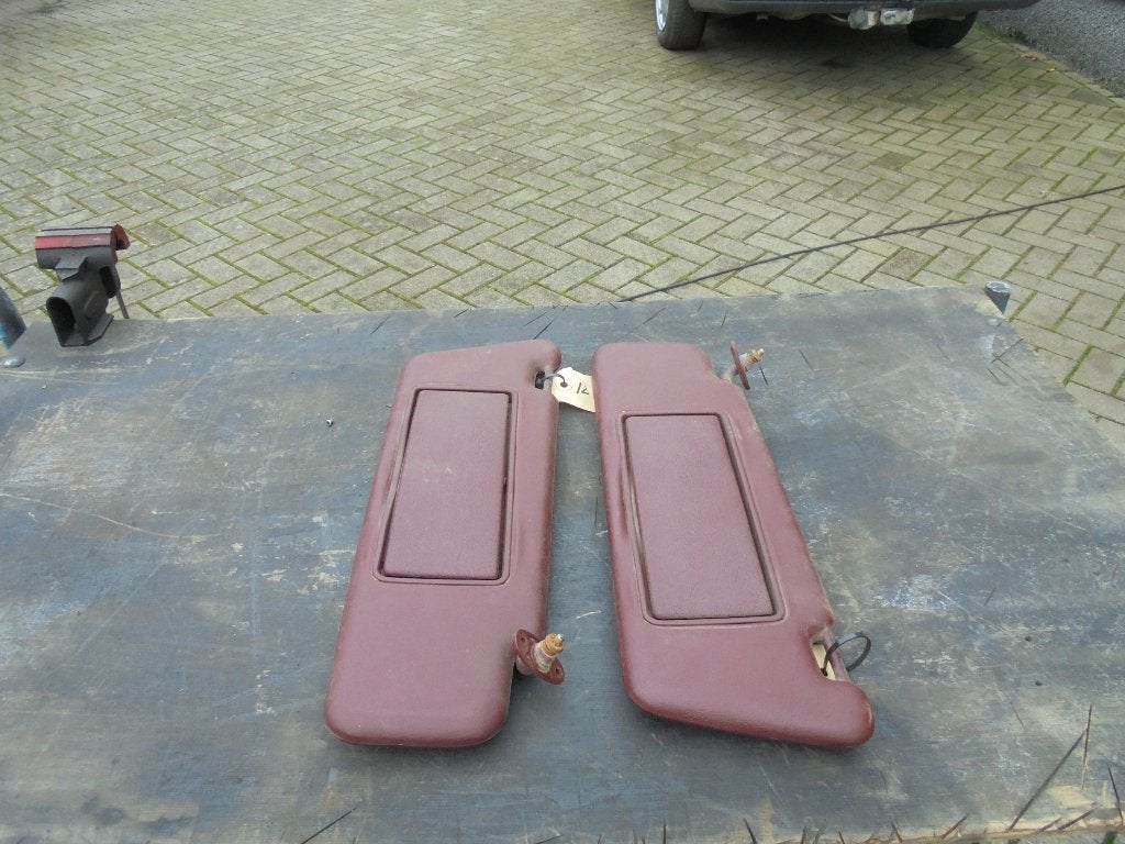 Zonneklep w124 met verlichting rood, Auto-onderdelen, Ophalen of Verzenden, Gebruikt, Mercedes-Benz