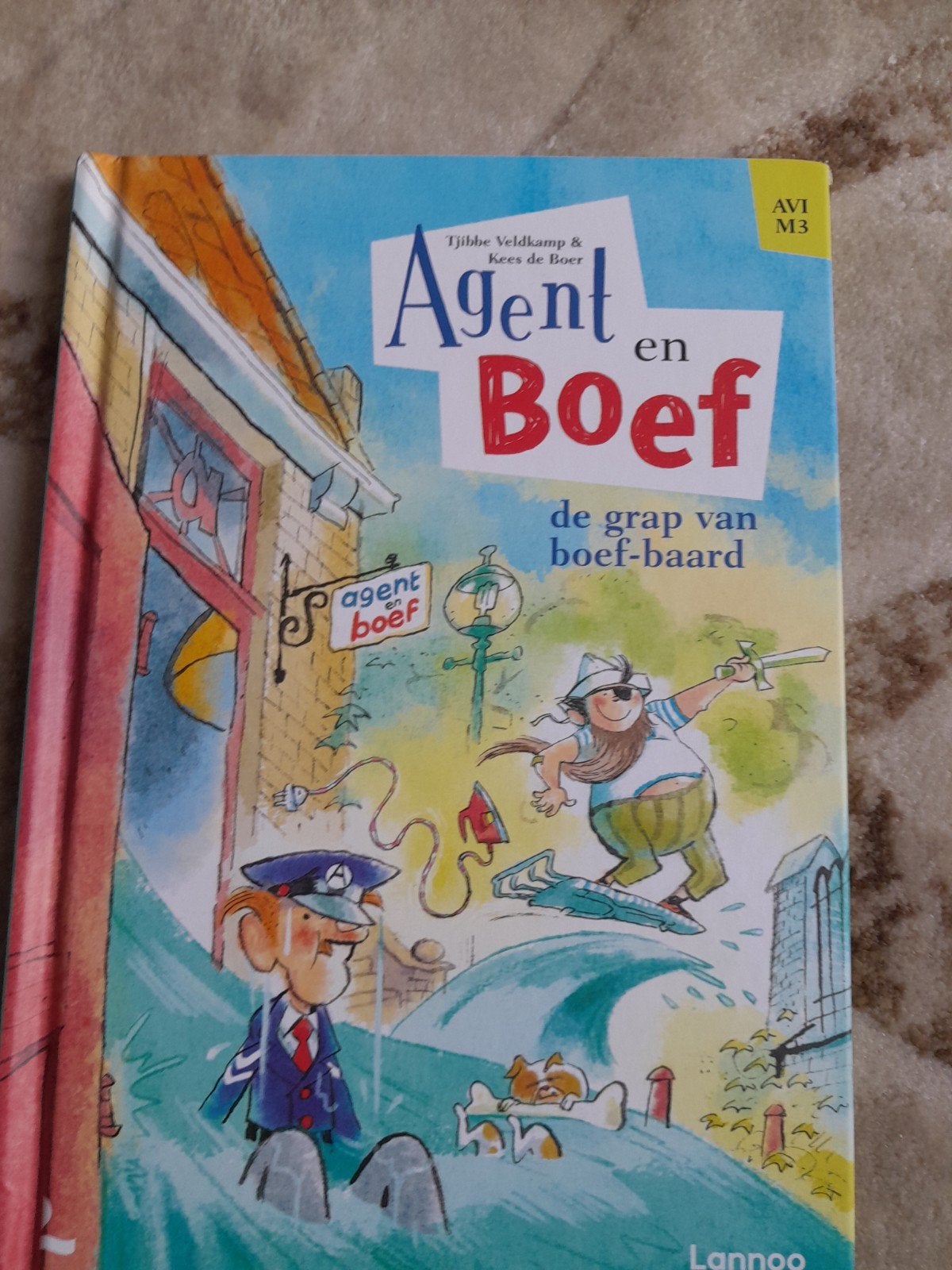 Agent en Boef: De grap van Boef-Baard - Kinderboek, Boeken, Ophalen, Zo goed als nieuw, Tjibbe Veldkamp & Kees de Boer, Fictie algemeen