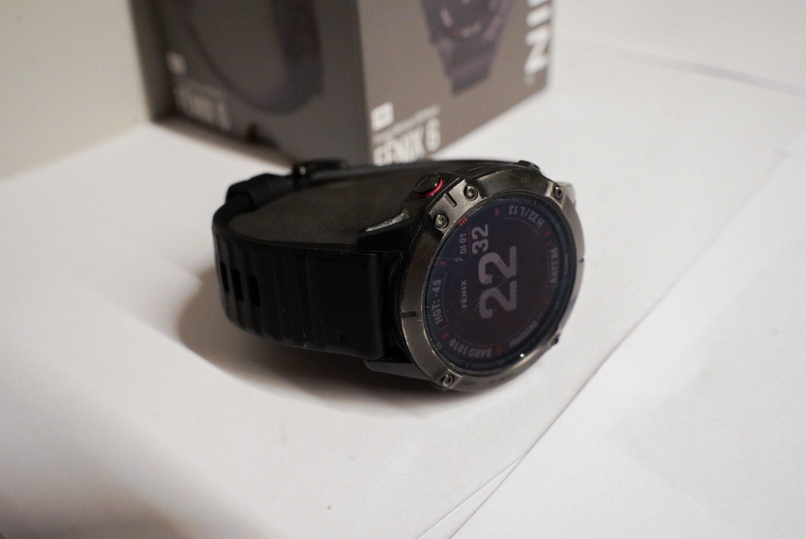 Garmin Fenix 6 Pro Zwart - Sporthorloge zwart, Gebruikt, Garmin fenix 6, Zwart, Ophalen of Verzenden