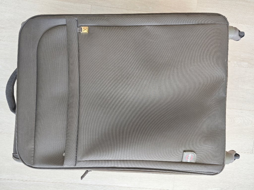 Bruin Koffer, Gebruikt, 45 tot 55 cm, 70 cm of meer, Zacht kunststof