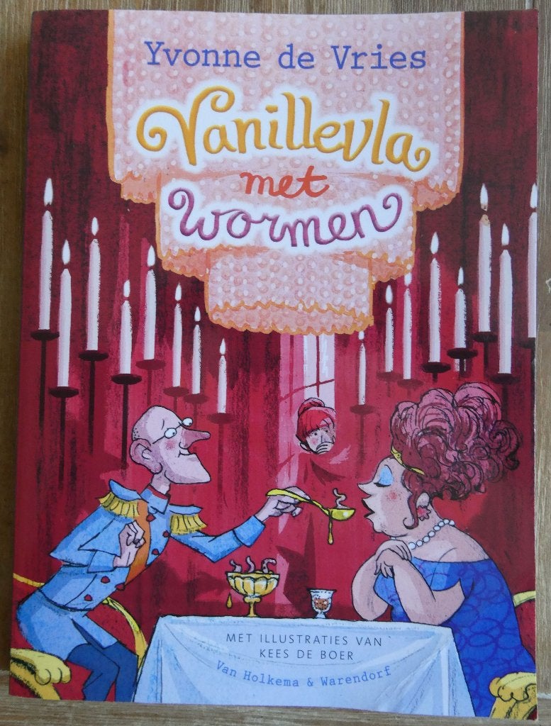 Vanillevla met wormen - Yvonne de Vries, Boeken, Kinderboeken | Jeugd | onder 10 jaar, Zo goed als nieuw, Fictie algemeen, Ophalen of Verzenden