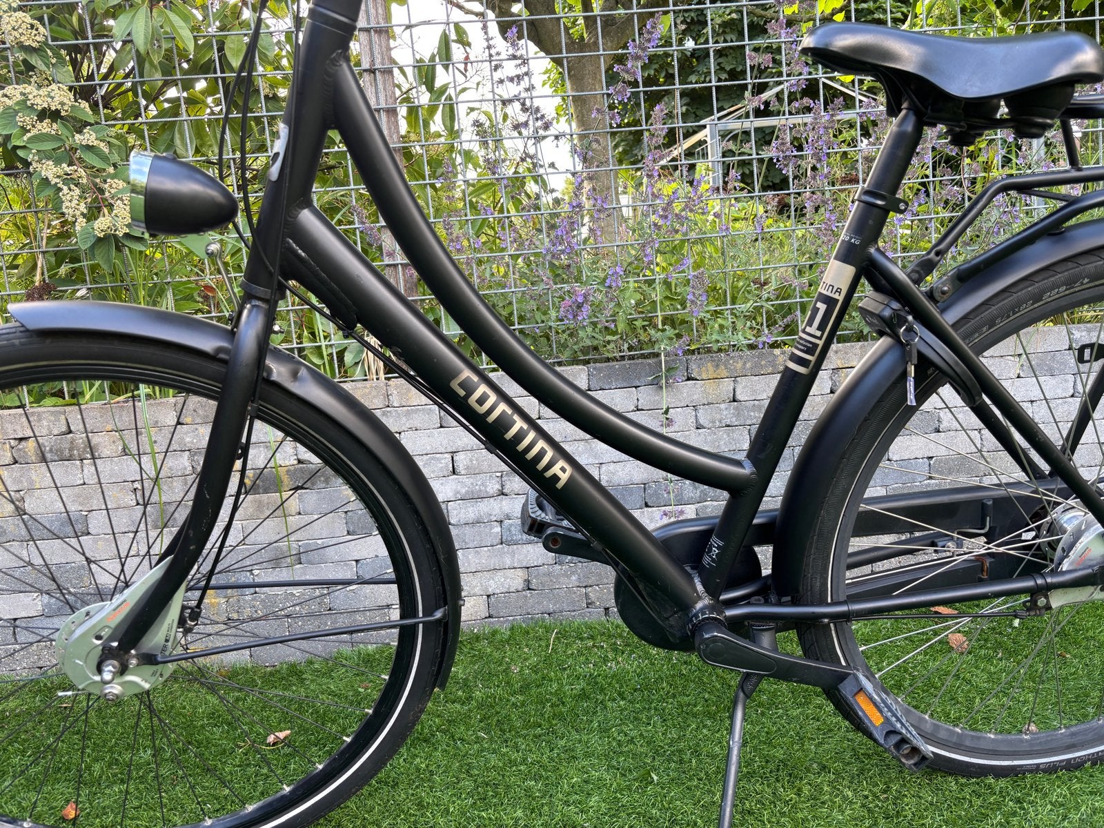 Cortina U1- fiets, 28 inch, 3 versnellingen, Gebruikt, Versnellingen, 56 cm of meer, Trommelrem