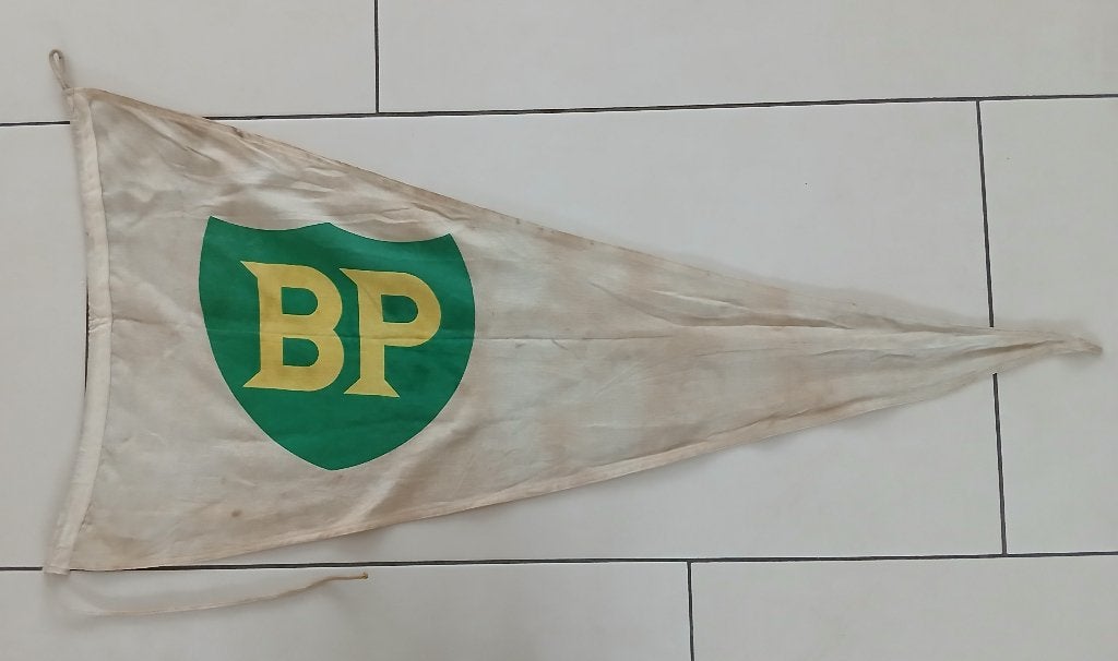 BP vlag/Wimpel, Ophalen of Verzenden, Gebruikt