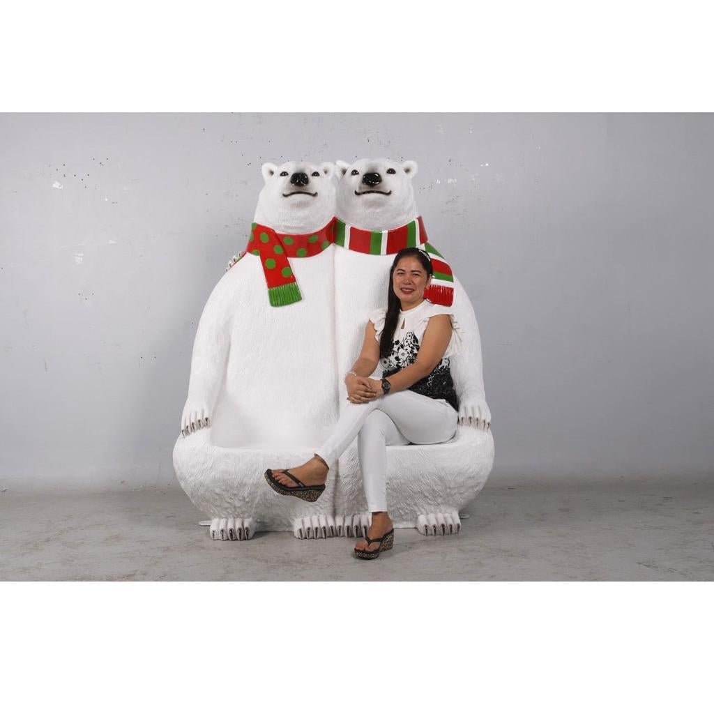 Bear Polar Bench – IJsbeer Hoogte 171 cm Fotomoment, Ophalen, HorecaBeelden, Nieuw, HorecaBeelden